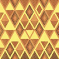 Based on Traditional Ethnic African Ornament Seamless vector pattern Hand-drawn N2