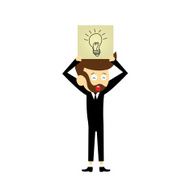 creative manager vector cartoon