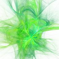 digital fractal on white N12