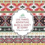 Seamless pattern in native american style N2