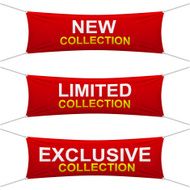 New collection Limited collection and Exclusive banner