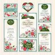 Set of wedding cards N6