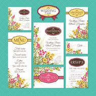 Set of wedding cards N8
