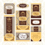 Set of wedding cards N9