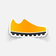 realistic design element sneakers N74