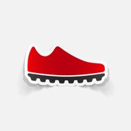realistic design element sneakers N75