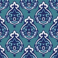 Damask seamless vector N2