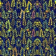 Seamless floral vector pattern N5