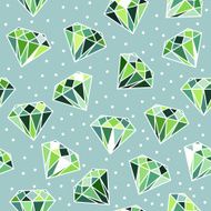 Seamless Pattern with Diamonds N10