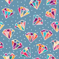 Seamless Pattern with Diamonds N11