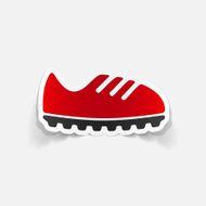 realistic design element sneakers N77