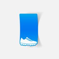 realistic design element sneakers N78