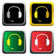Headphones icons