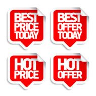 Best hot offers speech bubbles