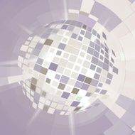 Disco ball explosion