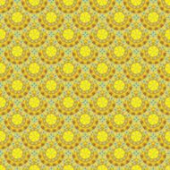 Abstract floral ethnic background seamless pattern
