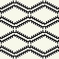 Trendy hipster Black and white pixel seamless pattern