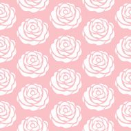 Floral pattern Pink seamless vector N2