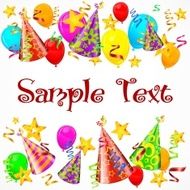 Party decorations background N2