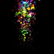 Flowing colors abstract background