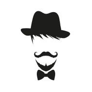 Fashion silhouette hipster style vector illustration N15