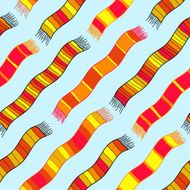 Background with striped scarves Seamless vector pattern
