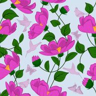 Seamless Floral Pattern N697