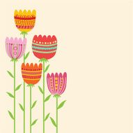 Vector floral background N29