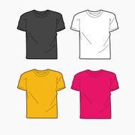 Men T-shirt template