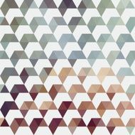 Retro pattern of geometric shapes N37