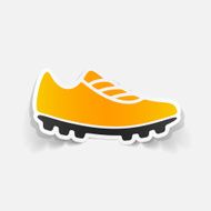realistic design element sneakers N79
