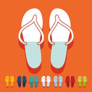 Flat design slippers N22