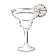 Margarita cocktail in a glass