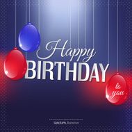 Birthday card in bright colors N5