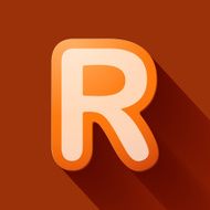 Volume icons alphabet R N7
