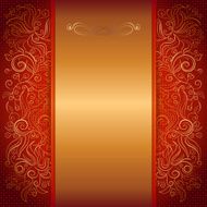 red royal invitation card