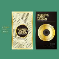 hip-hop style vector business card set
