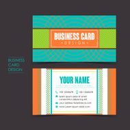 professional vector business card set N3