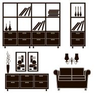 living room furniture icons 4