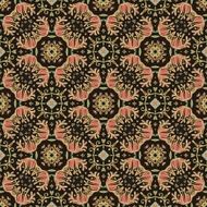 Seamless floral vector pattern N6