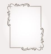 Calligraphic frame and page decoration