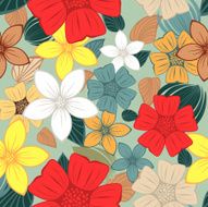 Seamless Floral Pattern N701
