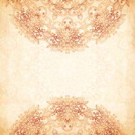 Ornate vintage background in mehndi style N5