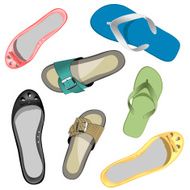 Casual footwear for the summer