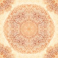 Ornate vintage seamless pattern in mehndi style N37