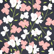 Seamless pattern with flowers N46
