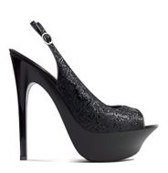 Black High Heel - Vector Illustration