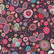 seamless colorful floral pattern N3