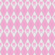Punk Pink Skull Argyle