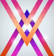 Geometric shining pattern with triangles N11